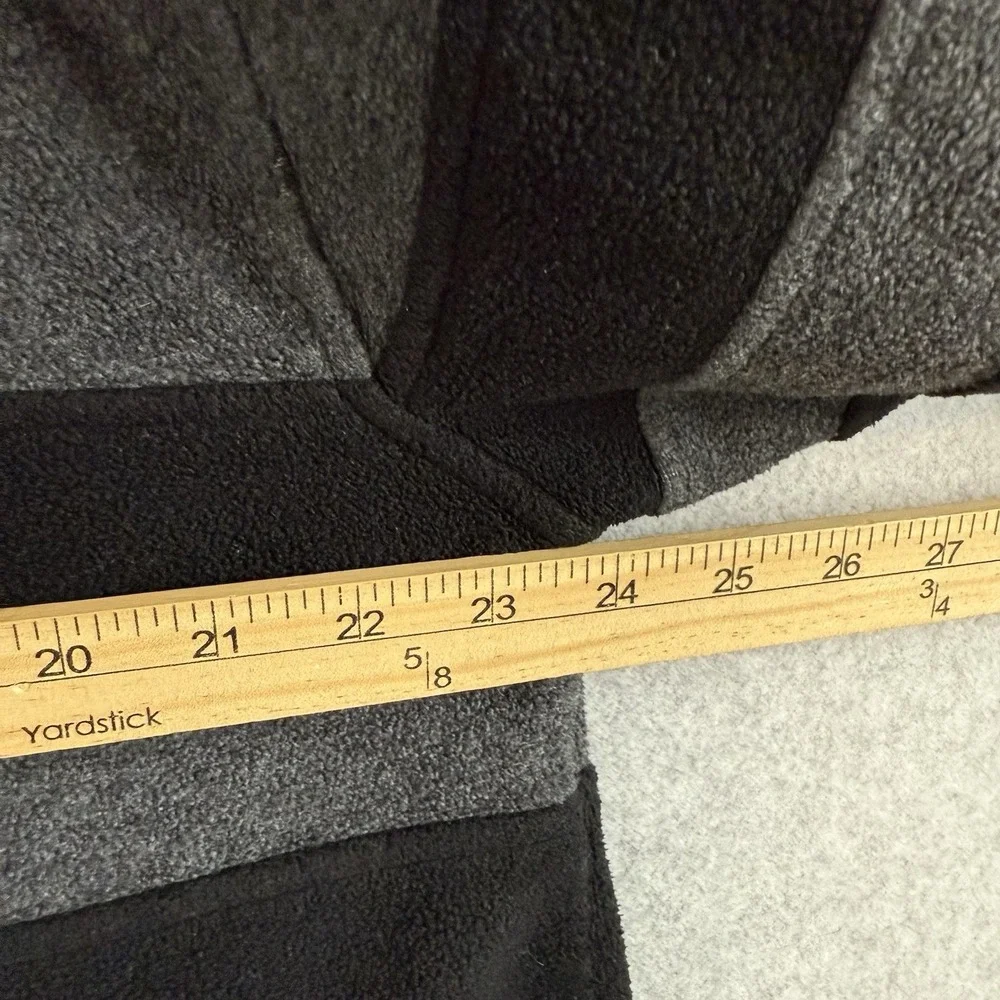 Vintage J crew sweater mens XL‎ gray striped pullover fleece long sleeve Y2K